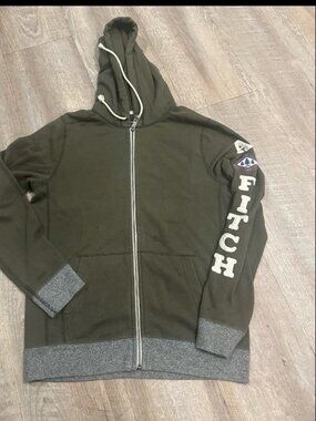 Y2K Full Zip Abercrombie & Fitch Hooded Jacket Size Medium